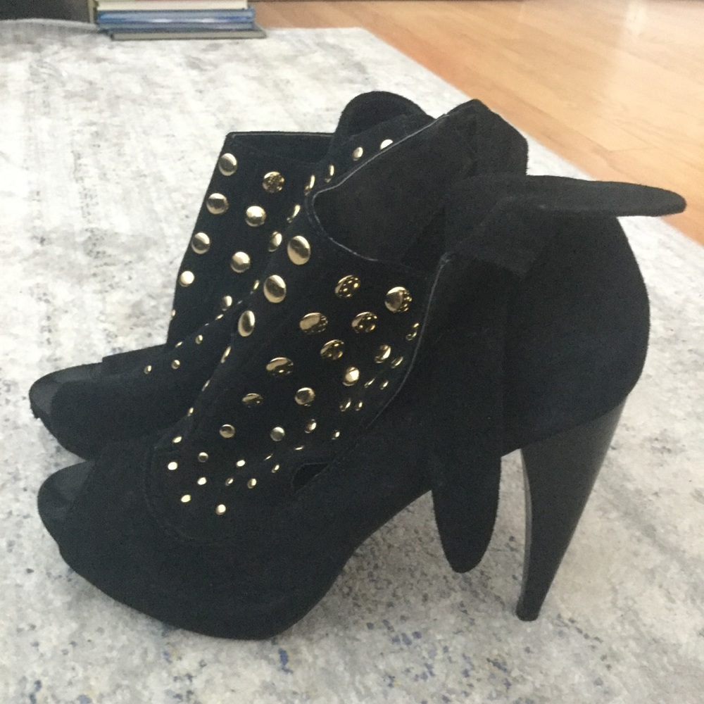 BCBG Black Studded Heels
